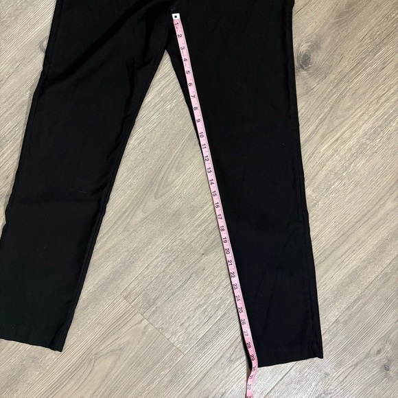 Nanette Lepore Womens Trouser Pants Tapered Leg Stretch Flat Front Black Size 12 - Picture 4 of 13